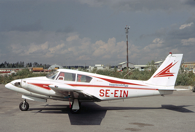 SE-EIN på Bromma 1971-07-27. Foto: Lars E Lundin