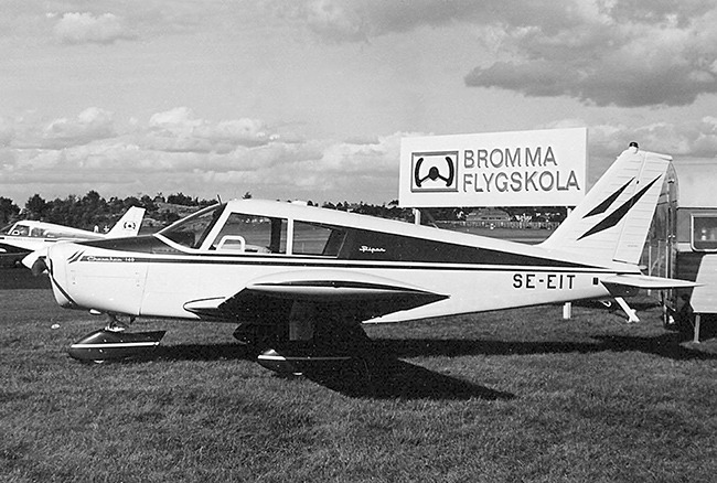 SE-EIT på Bromma 1964-09-10. Foto: Curt Sandberg