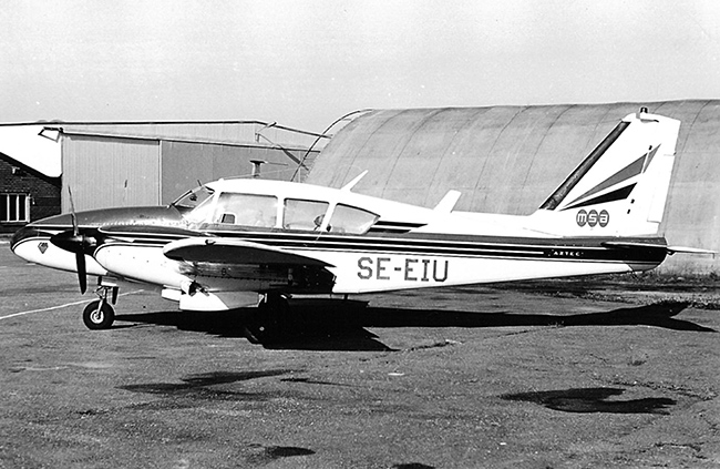 SE-EIU på Brandholmen, Nyköping 1972-07-09. Foto: Curt Sandberg