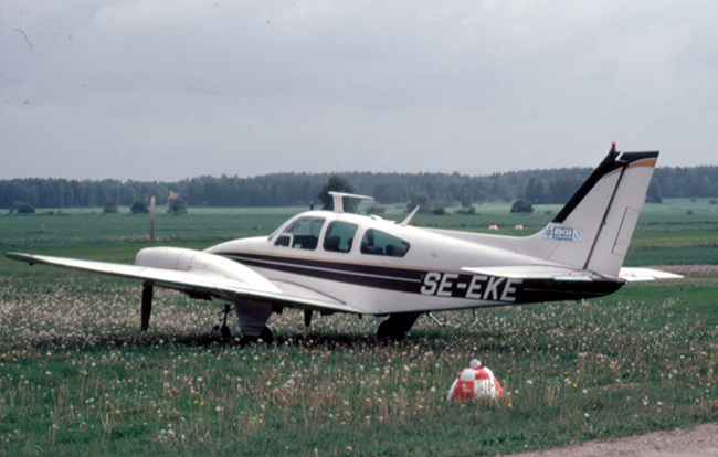 SE-EKE juli 1980. Plats okänt. Foto: Freddy Stenbom