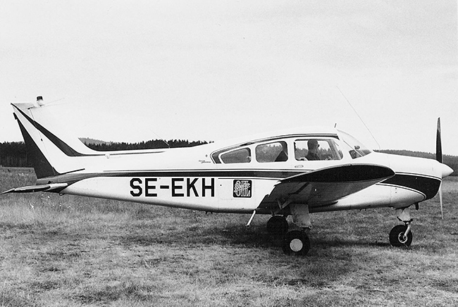 SE-EKH på Hultsfred 1966-06-25.  Foto: Lars E. Lundin