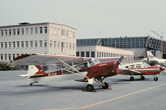 SE-ELB på Bromma 1970. Foto: Hans Boëthius