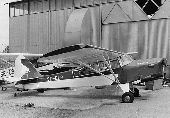 SE-ELP på Bromma 1972-07-06. Foto: Lars E. Lundin