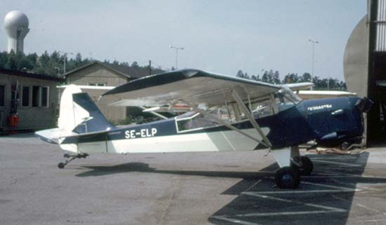 SE-ELP på Bromma sommaren 1972. Foto: Freddy Stenbom