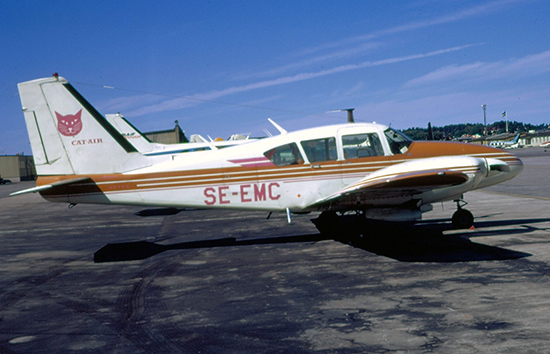 SE-EMC på Bromma 1971-08-21. Foto: Freddy Stenbom