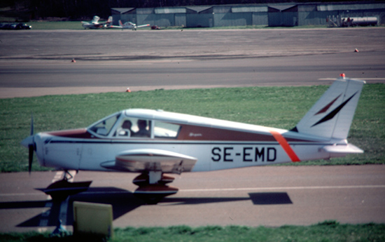 SE-EMD på Bromma ca 1972. Foto: Freddy Stenbom