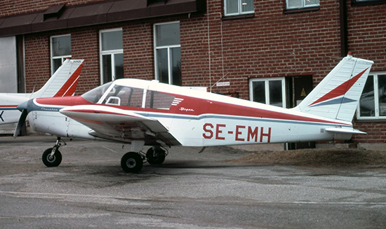 SE-EMH vid Nyge-Aero, Brandholmen, Nyköping 1981. Foto: Freddy Stenbom