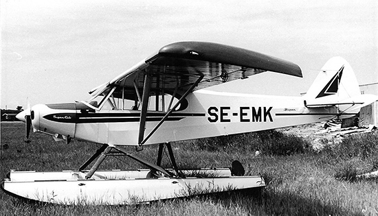 SE-EMK vid Nyge-Aero, Brandholmen, Nyköping 1967-06-17. Foto: Lars E. Lundin