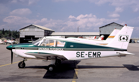 SE-EMR på Bromma 1971-07-27. Foto: Lars E Lundin