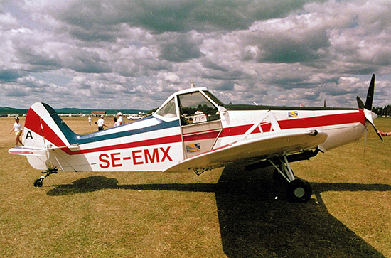 SE-EMX vid  segelflyg VM i Borlänge 1993-06-19. Foto: Paul Compton