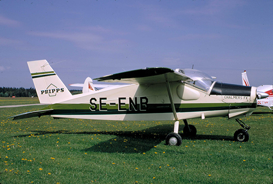 SE-ENB på F 11, Nyköping 1968-05-26.  Foto: Lars E Lundin.