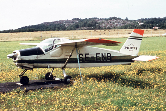 SE-ENB på Torslanda ca 1972. Foto ur Freddy Stenboms arkiv.