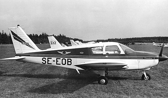 SE-EOB på Malmen 1967-09-24. Foto: Lars E. Lundin