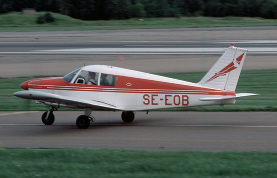 SE-EOB på Bromma 1977. Foto: Freddy Stenbom