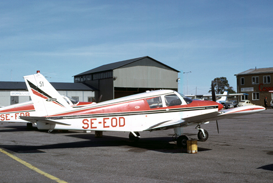 SE-EOD på Bromma 1971. Foto: Freddy Stenbom