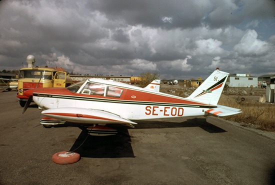 SE-EOD på Bromma 1973-04-08. Foto: Leif Fredin.