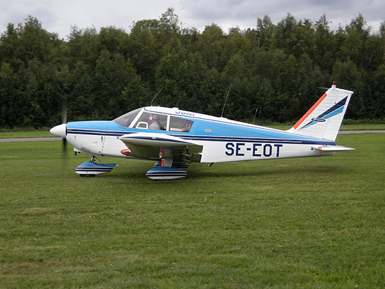 SE-EOT på Siljansnäs 2008-08-09. Foto Krister Karlsmoen via Siljansnäs flygklubb.