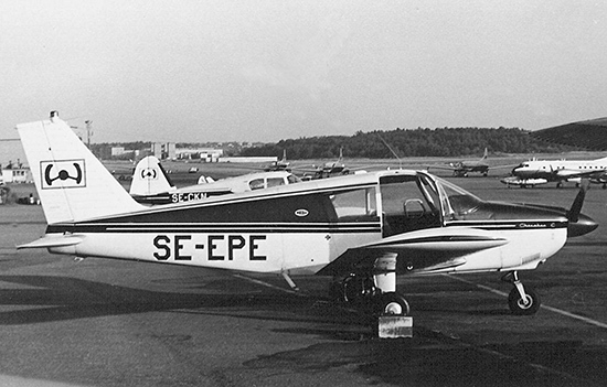 SE-EPE på Bromma juni 1966. Foto: Curt Sandberg