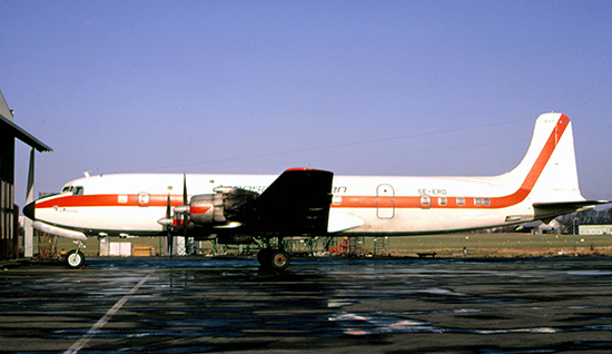 SE-ERD på Bulltofta november 1969. Foto: Lars E Lundin