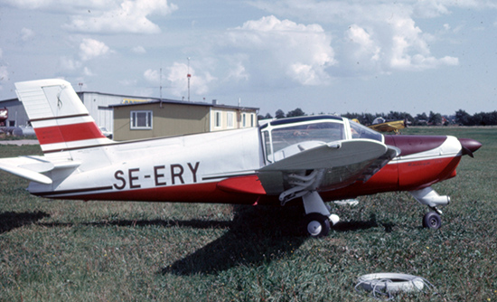 SE-ERY sommaren 1970 på Eslöv. Foto ur Freddy Stenboms donerade samling