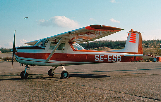 SE-ESB på Bromma våren 1973. Foto: Leif Fredin