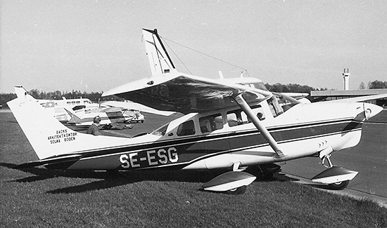 SE-ESG på Bryssel flygplats 1965