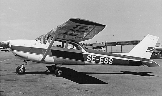 SE-ESS på Bromma 1969-07-26. Foto: Lars E. Lundin