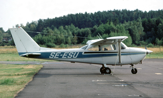 SE-ESU troligen någon gång 1982-1988, plats okänd.  Foto: Freddy Stenbom