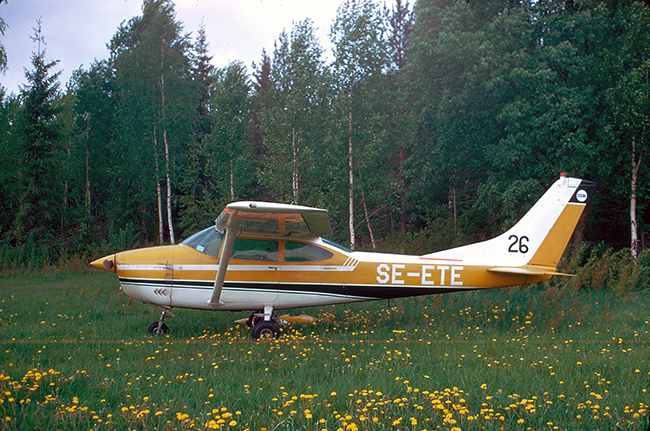 SE-ETE, juni 1972. Plats okänd. Foto: Benny Karlsson