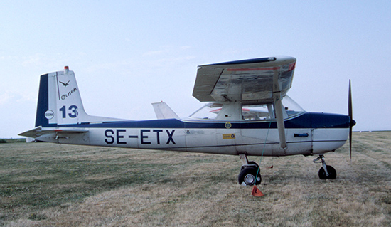 SE-ETX på Visingsö 1992. Foto: Sven-Erik Jönsson