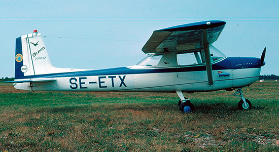 SE-ETX på Borglanda, Öland 1975-06-21. Foto: Peter Liander