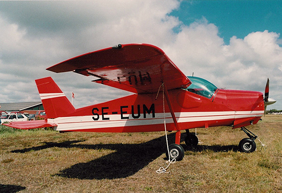 SE-EUM i ny målning på Stauning, Danmark 1991-06-15. Foto: Paul Compton