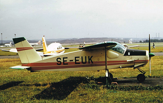 SE-EUK på Torslanda i augusti 1974. Foto Leif Fredin via Nils-Olof Andersson