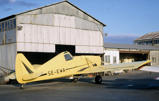 SE-EWA på Bromma 1968. Foto: Lars E Lundin.