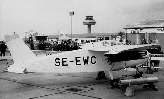 SE-EWC på Hannover 1968-04-30. Foto: Peter M Gerhardt.