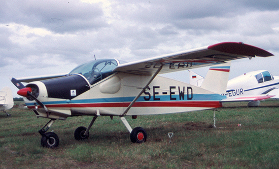 SE-EWD på Stauning, Danmark 1994-06-18. Foto: Sven-Erik Jönsson