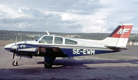 SE-EWM på Sundsvall 1971-07-27. Foto: Freddy Stenbom