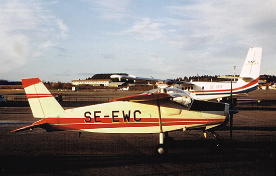 SE-EWC på Bromma. Datum okänt (ca 1973-1976). Foto: troligen Benny Karlsson