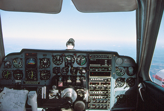 Instrumentpanel, maj 1991. Foto: Sven-Erik Jönsson