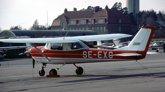 SE-EXC på Bromma 1978-05-18. Foto: Freddy Stenbom