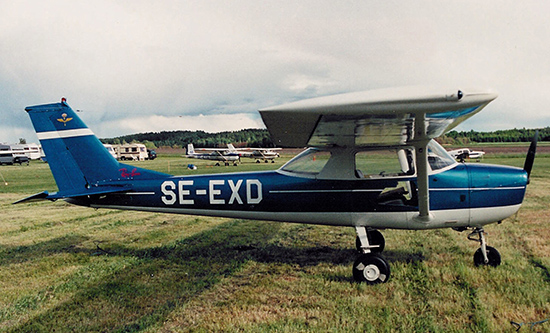 SE-EXD på Vängsö 1992. Foto: Paul Compton