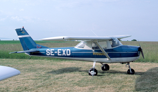 SE-EXD, troligen på Visingsö 1992. Foto: Sven-Erik Jönsson