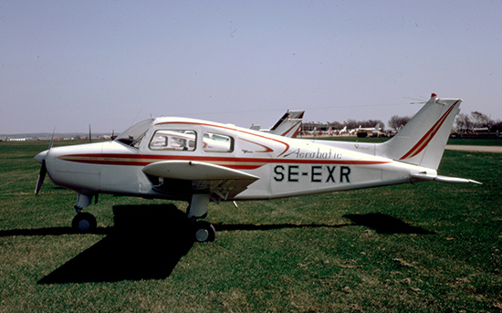 SE-EXR på F 10, Ängelholm vid flygdag 1970-05-08. Foto: Lars E Lundin