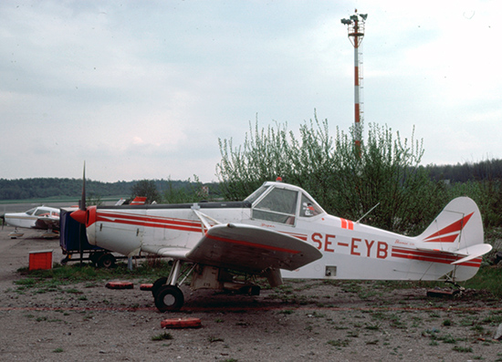 SE-EYB på Bromma 1977-05-15. Foto: Benny Karlsson