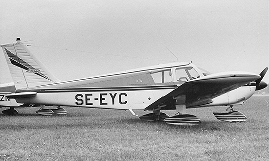 SE-EYC på Kalmar 1967-08-27. Foto: Lars E. Lundin