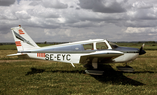 SE-EYC på Eslöv 1972-06-24. Foto ur Freddy Stenbom donerade samling.