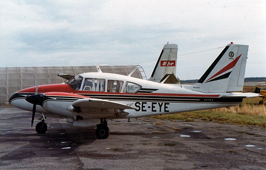 SE-EYE på Brandholmen, Nyköping 1973-09-15. Foto: Hans Göran Spritt