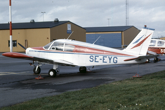 SE-EYG på Säve, Göteborg 1984. Foto ur Freddy Stenbom donerade samling.