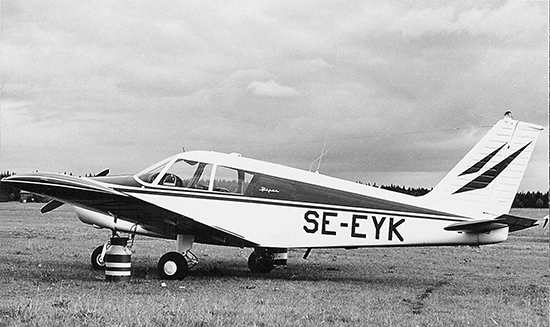 SE-EYK på Ope-fältet juli 1969. Foto: Tore Sjöberg