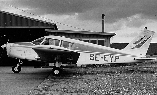 SE-EYP på Ljungbyhed 1967-08-05. Foto: Tore Sjöberg